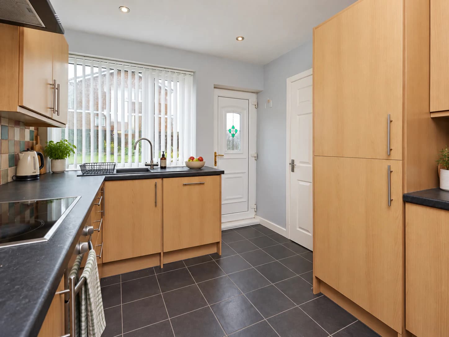 Second view of the fitted Sherburn kitchen