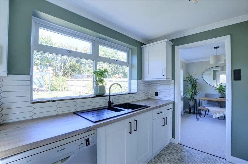 Second view of the Brunswick Village kitchen